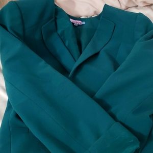 Teal blazer